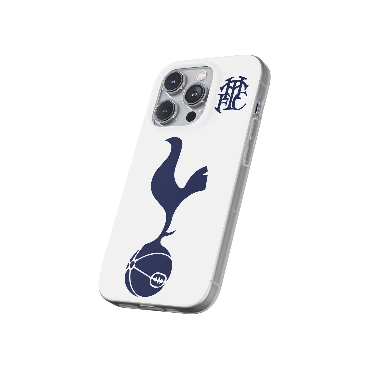 Tottenham Hotspur iPhone Flexi Case - iPhone 16, 15, 14, Plus/Pro/Pro Max - White