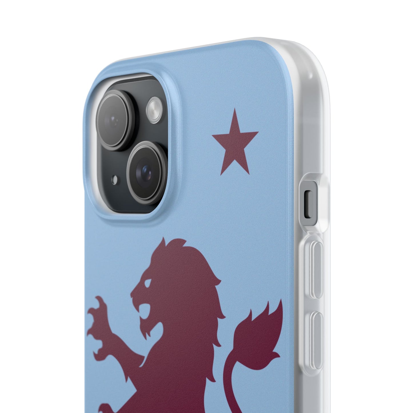 Aston Villa iPhone Flexi Case - iPhone 16, 15, 14, Plus/Pro/Pro Max - Blue