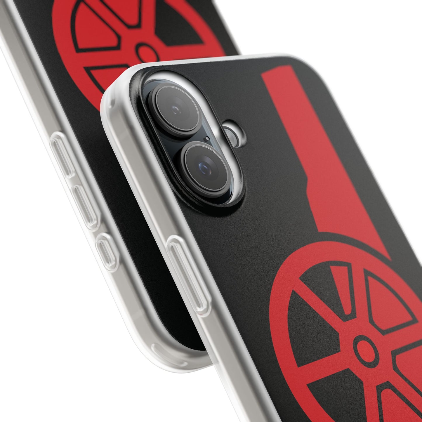 Arsenal Cannon Black iPhone Flexi Case - iPhone 16, 15, 14, Plus/Pro/Pro Max