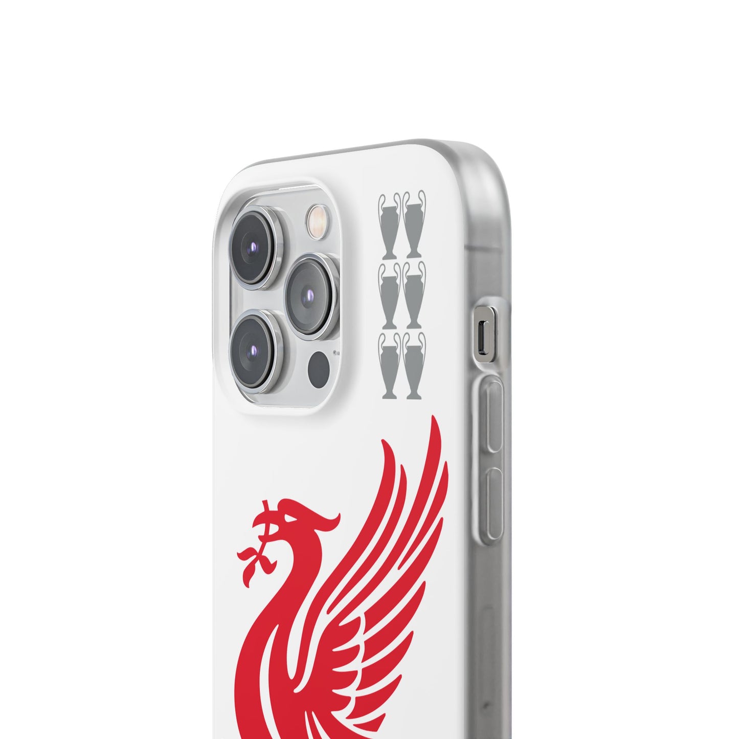 Liverpool White iPhone Flexi Case - iPhone 16, 15, 14, Plus/Pro/Pro Max