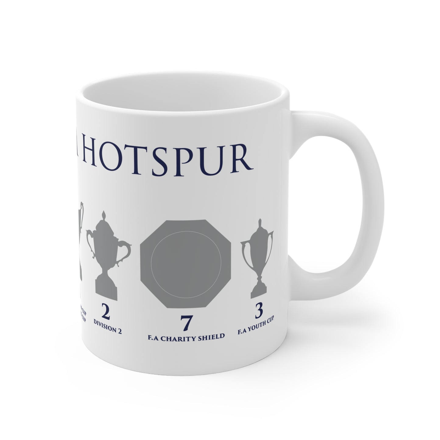 Tottenham Hotspur Trophies Mug - White