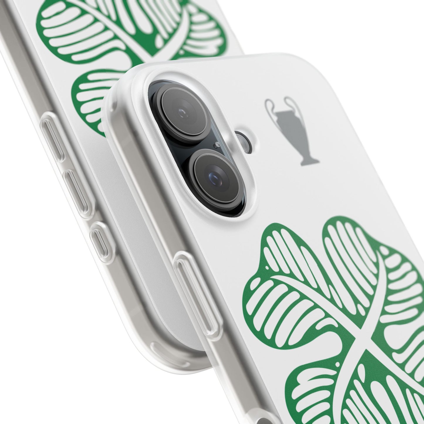 Celtic White iPhone Flexi Case - iPhone 16, 15, 14, Plus/Pro/pro Max