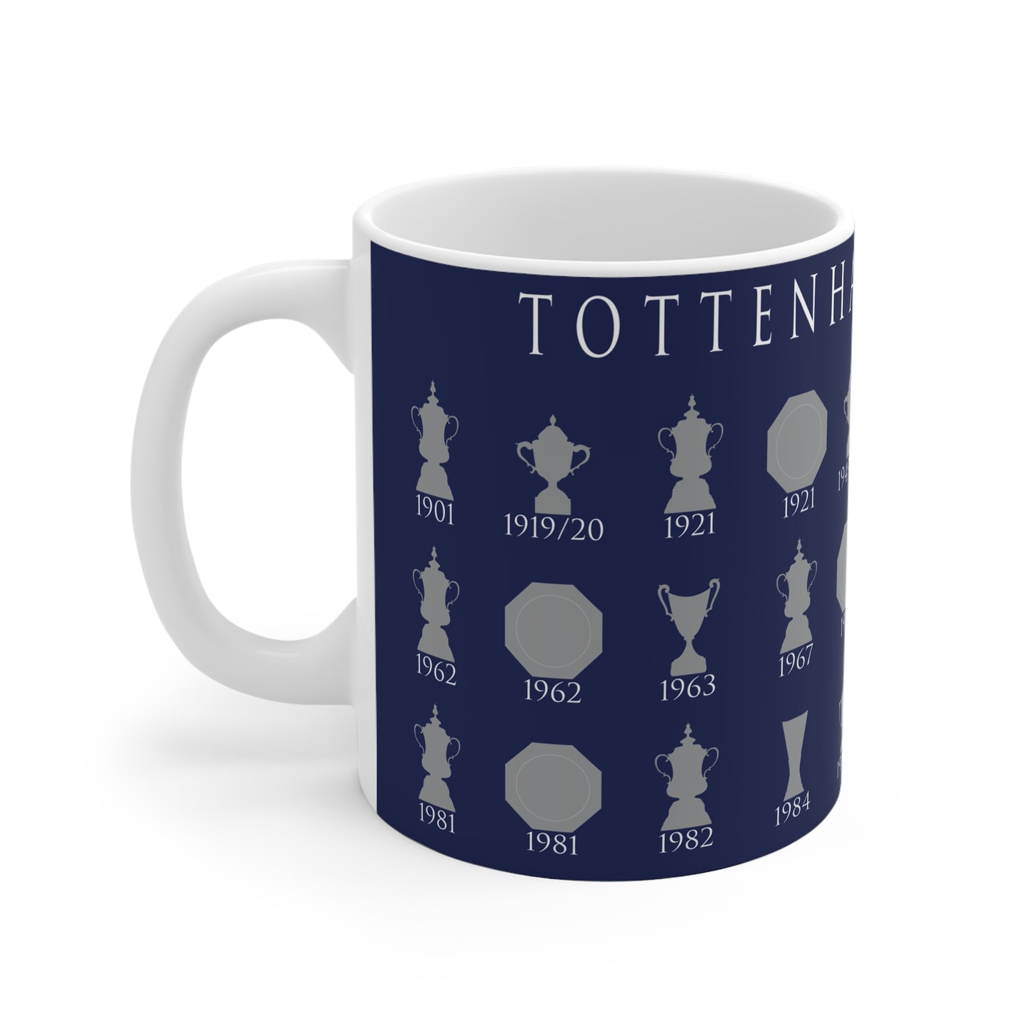 Tottenham Hotspur Trophies Collection Mug - Blue