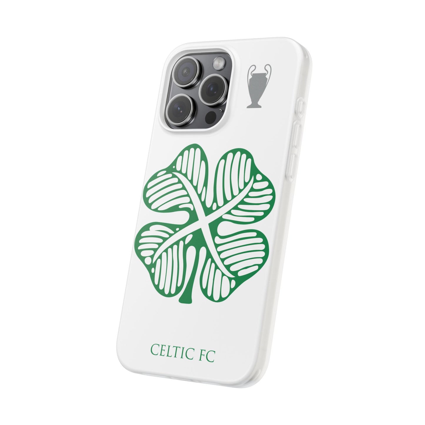 Celtic White iPhone Flexi Case - iPhone 16, 15, 14, Plus/Pro/pro Max