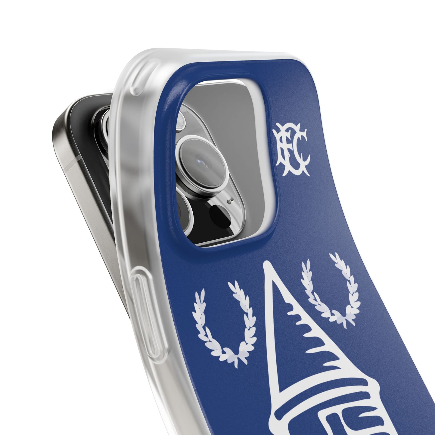 Everton Tower & Monogram Blue iPhone Flexi Case - iPhone 16, 15, 14, Plus/Pro/Pro Max