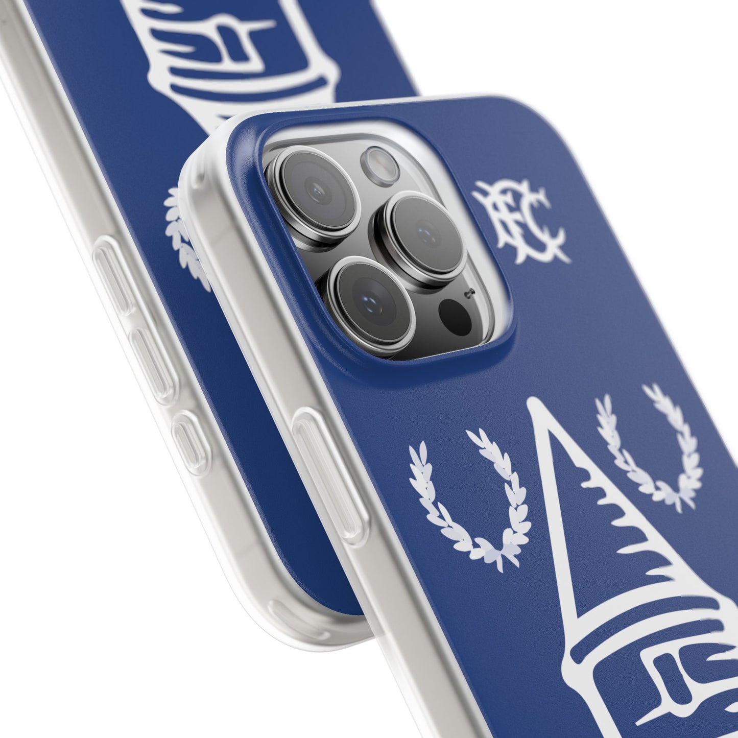 Everton Tower & Monogram Blue iPhone Flexi Case - iPhone 16, 15, 14, Plus/Pro/Pro Max