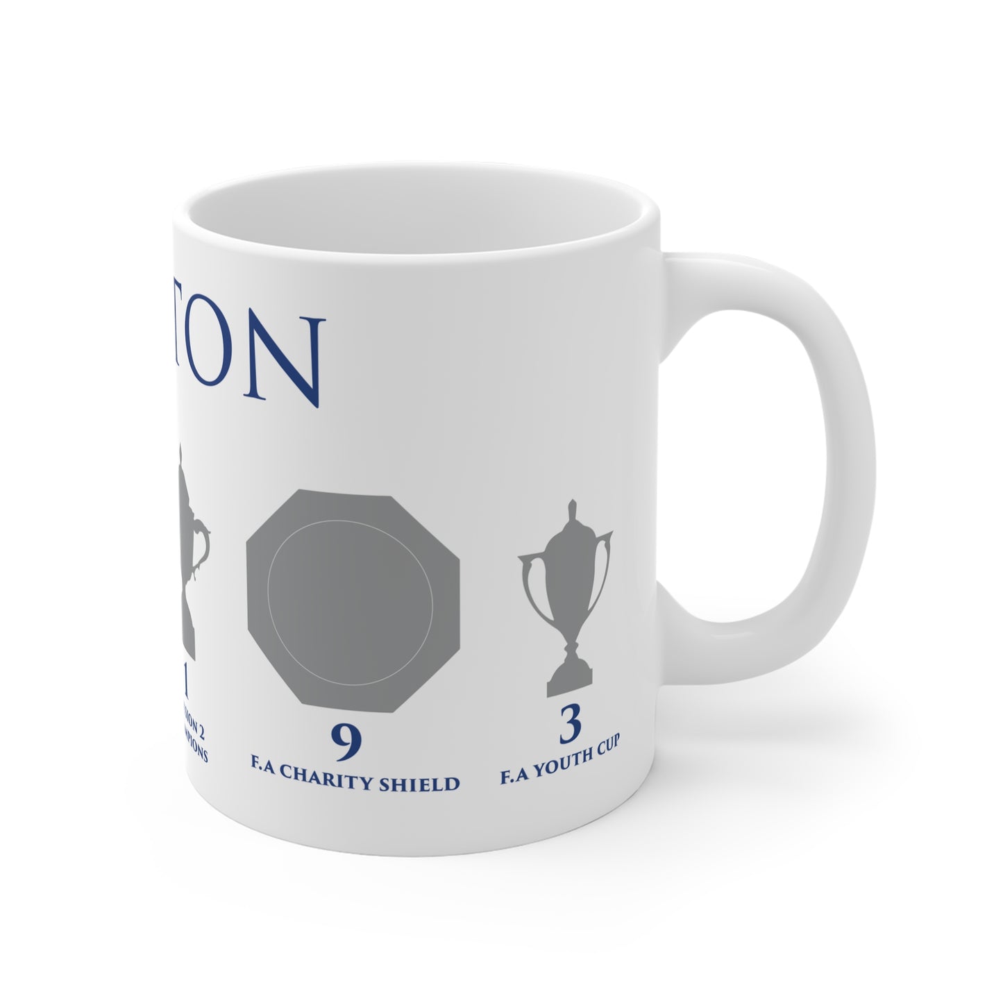 Everton Trophies Mug - White