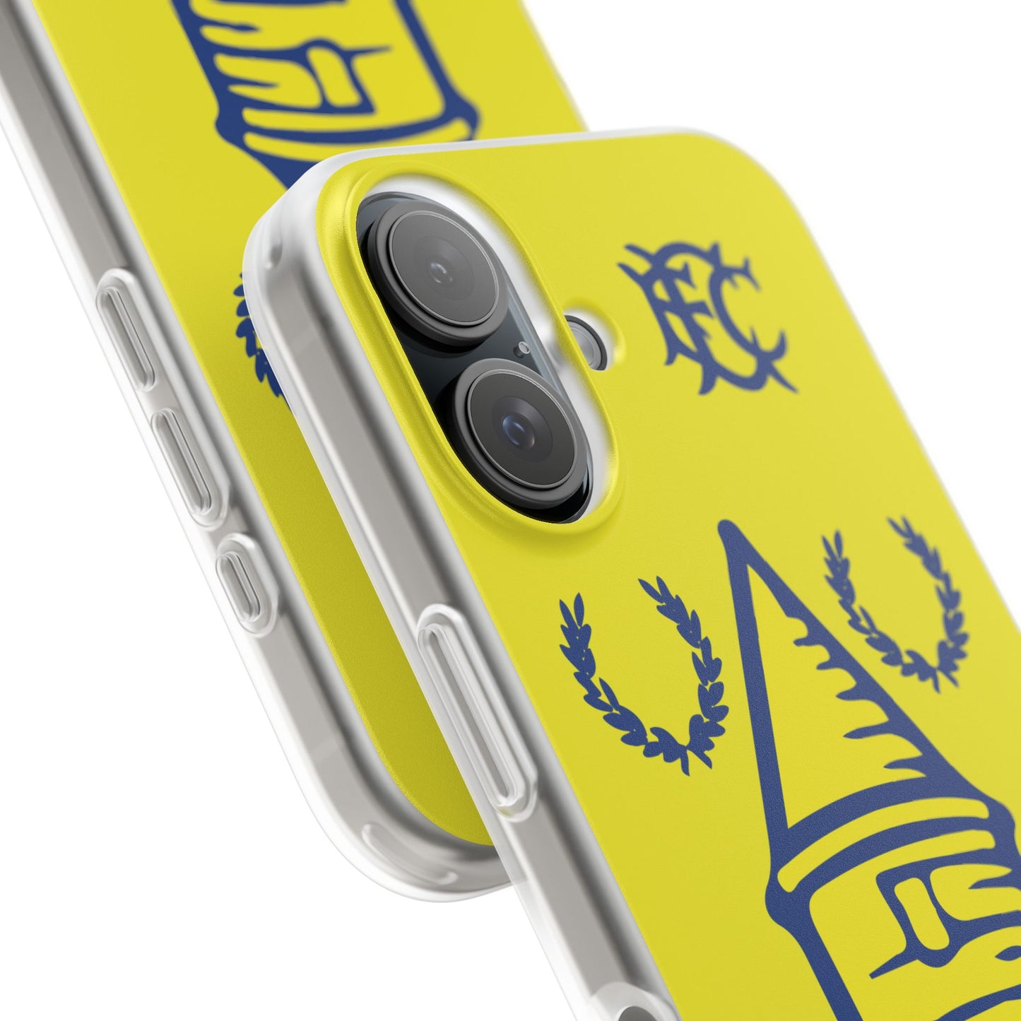 Everton Tower & Monogram Yellow iPhone Flexi Case - iPhone 16, 15, 14, Plus/Pro/Pro Max