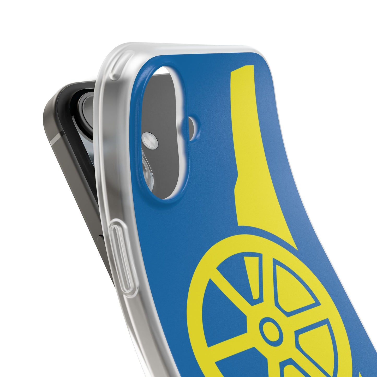 Arsenal Cannon Blue iPhone Flexi Case - iPhone 16, 15, 14, Plus/Pro/Pro Max