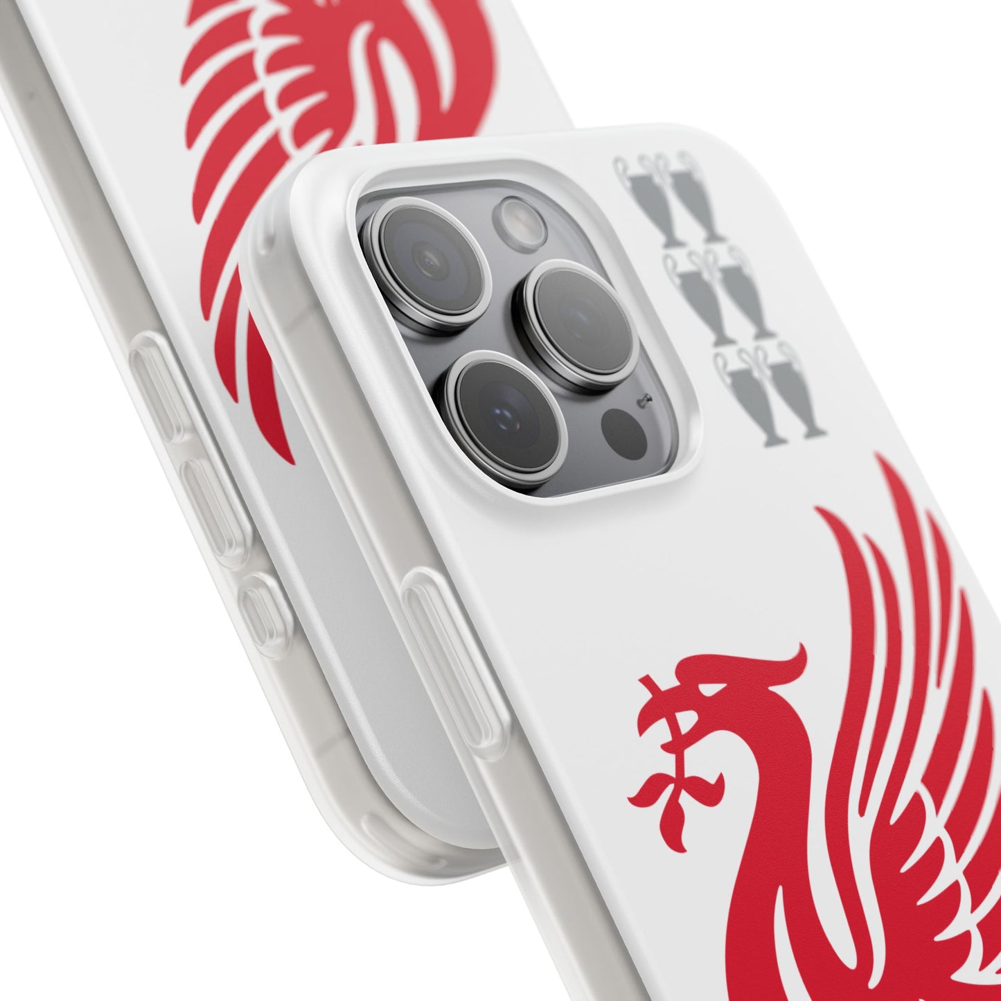 Liverpool White iPhone Flexi Case - iPhone 16, 15, 14, Plus/Pro/Pro Max