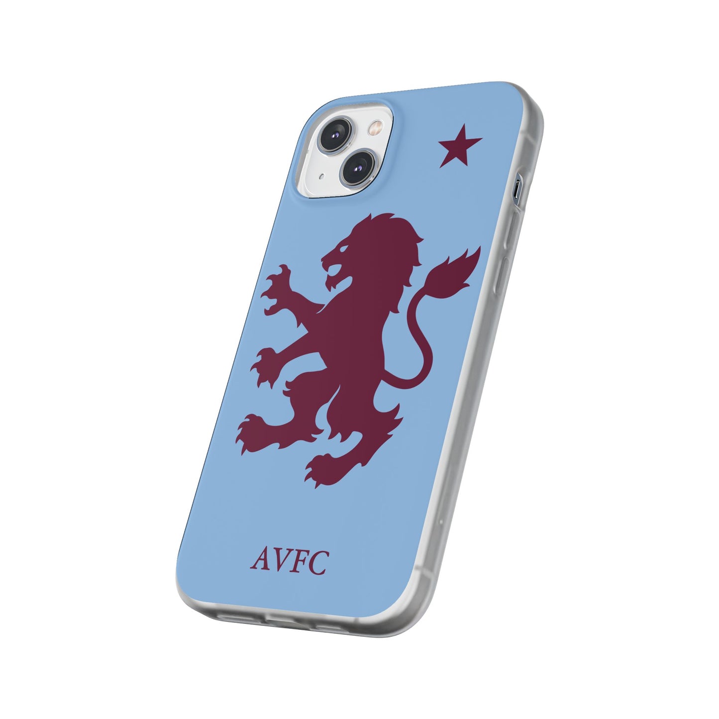 Aston Villa iPhone Flexi Case - iPhone 16, 15, 14, Plus/Pro/Pro Max - Blue