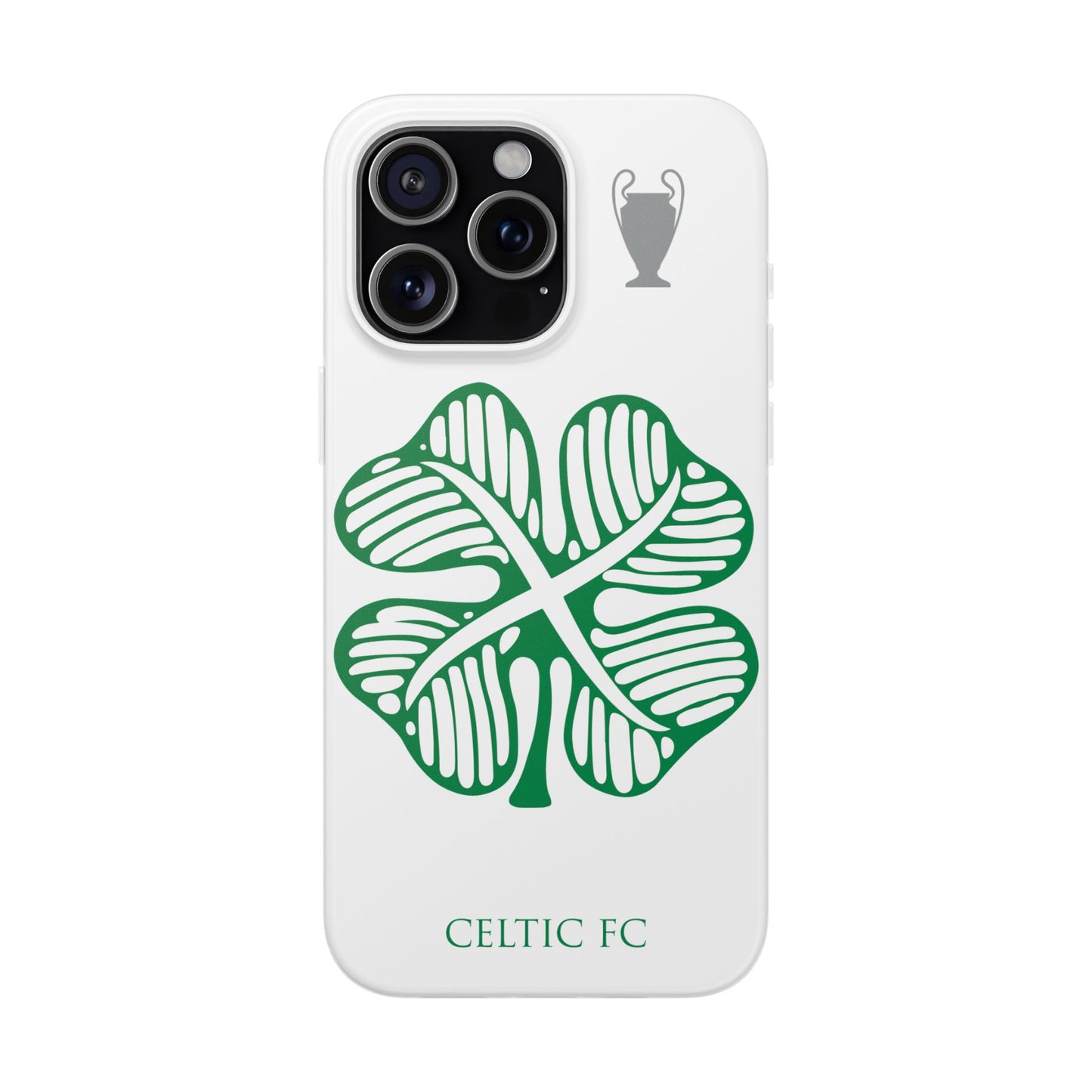 Celtic White iPhone Flexi Case - iPhone 16, 15, 14, Plus/Pro/pro Max