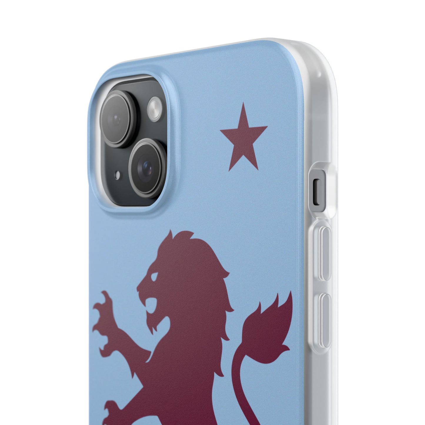 Aston Villa iPhone Flexi Case - iPhone 16, 15, 14, Plus/Pro/Pro Max - Blue