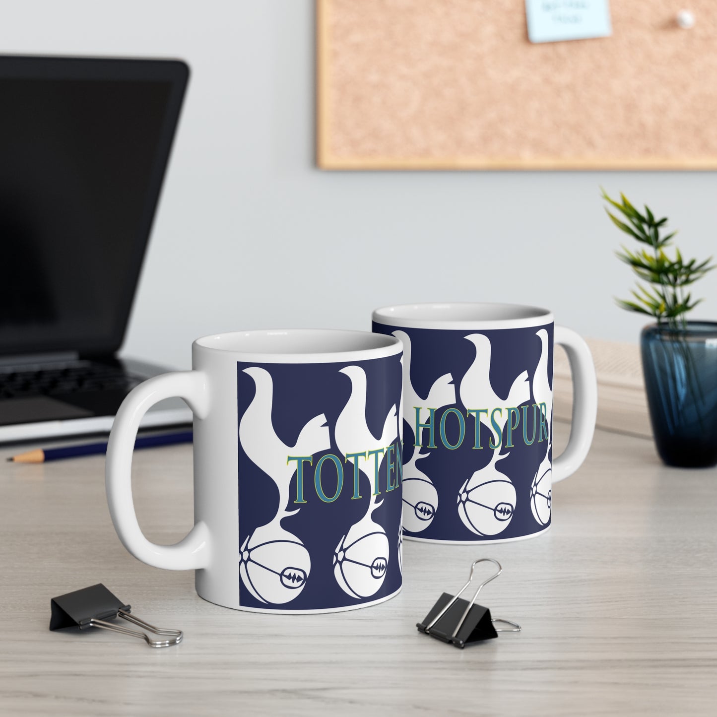 Tottenham Hotspur Cockerels Mug - Blue