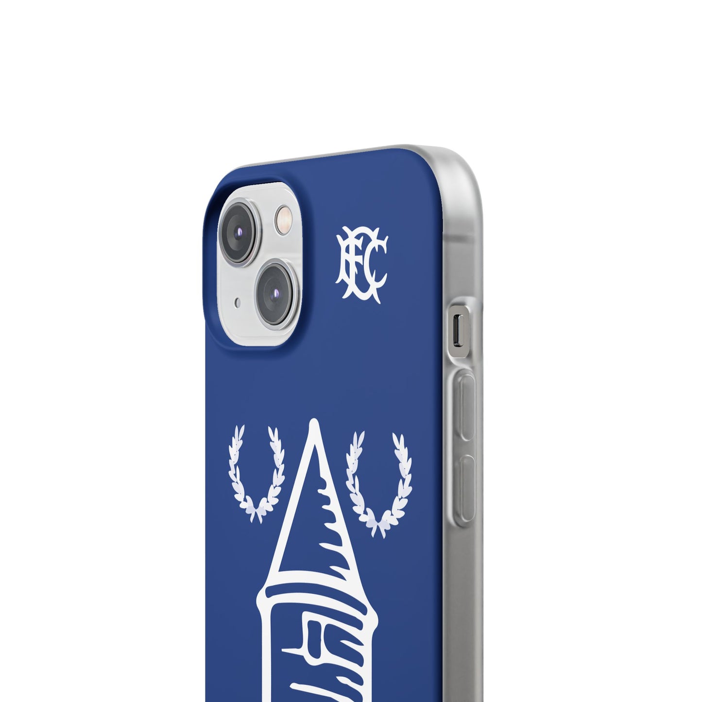 Everton Tower & Monogram Blue iPhone Flexi Case - iPhone 16, 15, 14, Plus/Pro/Pro Max