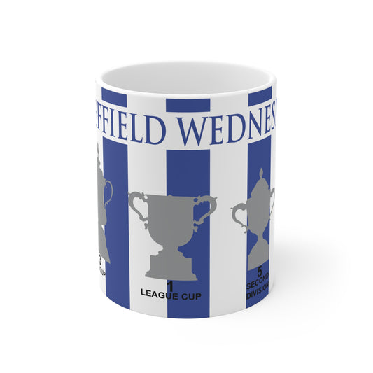 Sheffield Wednesday Trophies Mug - Blue Text Header