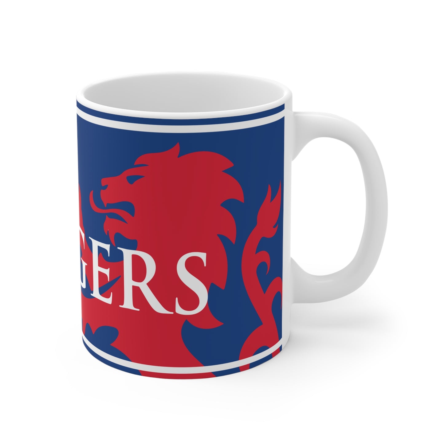 Rangers Lion Mug - Blue