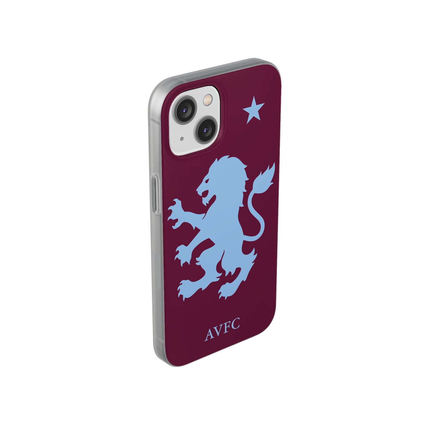 Aston Villa iPhone Flexi Case - iPhone 16, 15, 14, Plus/Pro/Pro Max - Claret