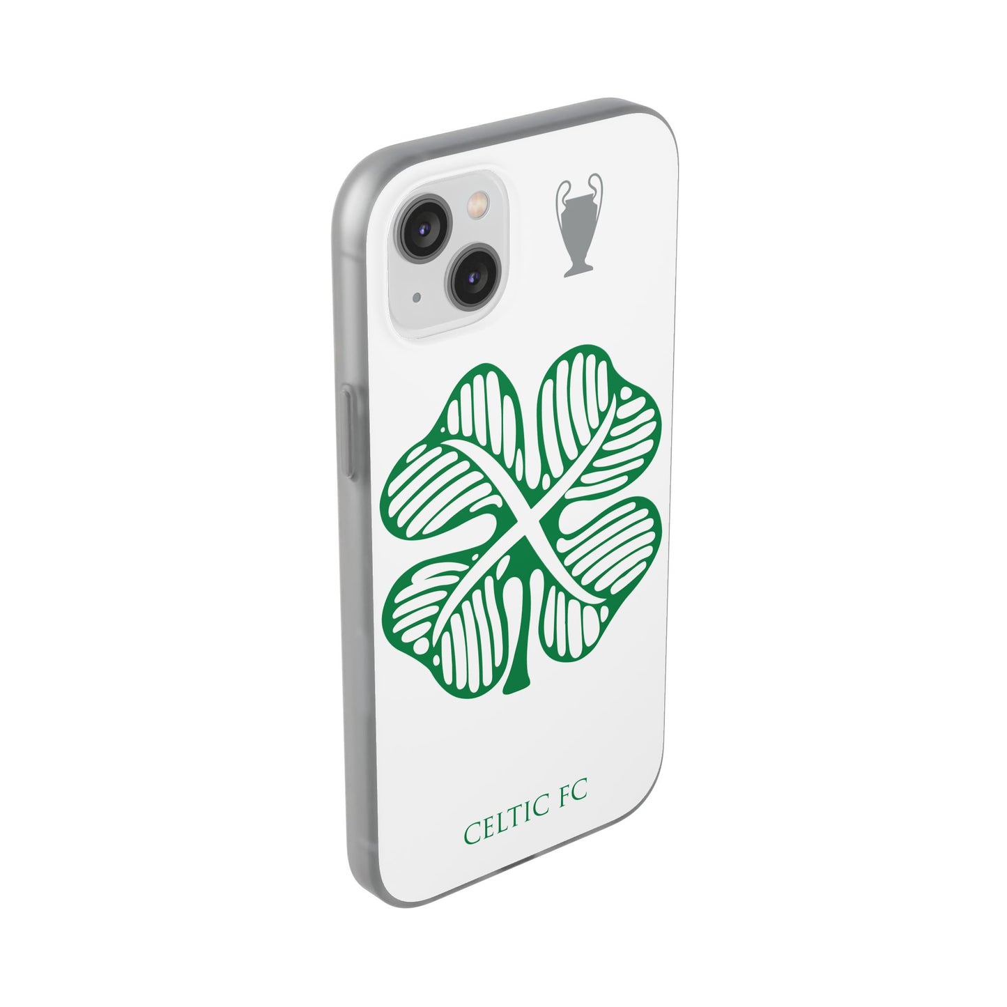 Celtic White iPhone Flexi Case - iPhone 16, 15, 14, Plus/Pro/pro Max