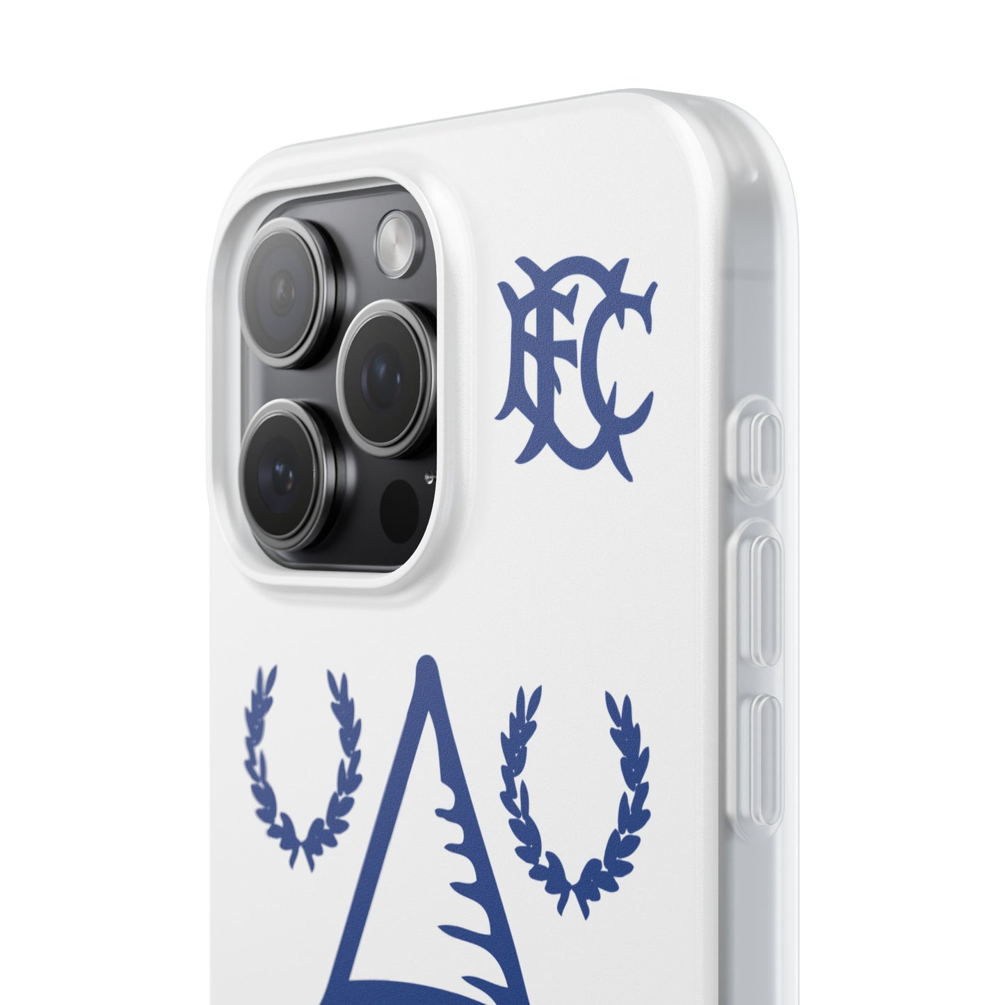 Everton Tower & Monogram White iPhone Flexi Case - iPhone 16, 15, 14 Plus/Pro/Pro Max