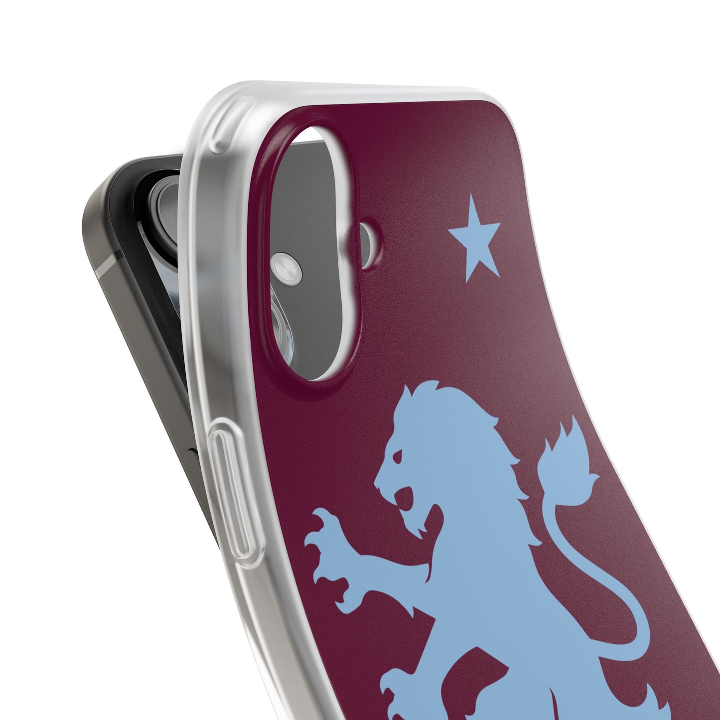 Aston Villa iPhone Flexi Case - iPhone 16, 15, 14, Plus/Pro/Pro Max - Claret