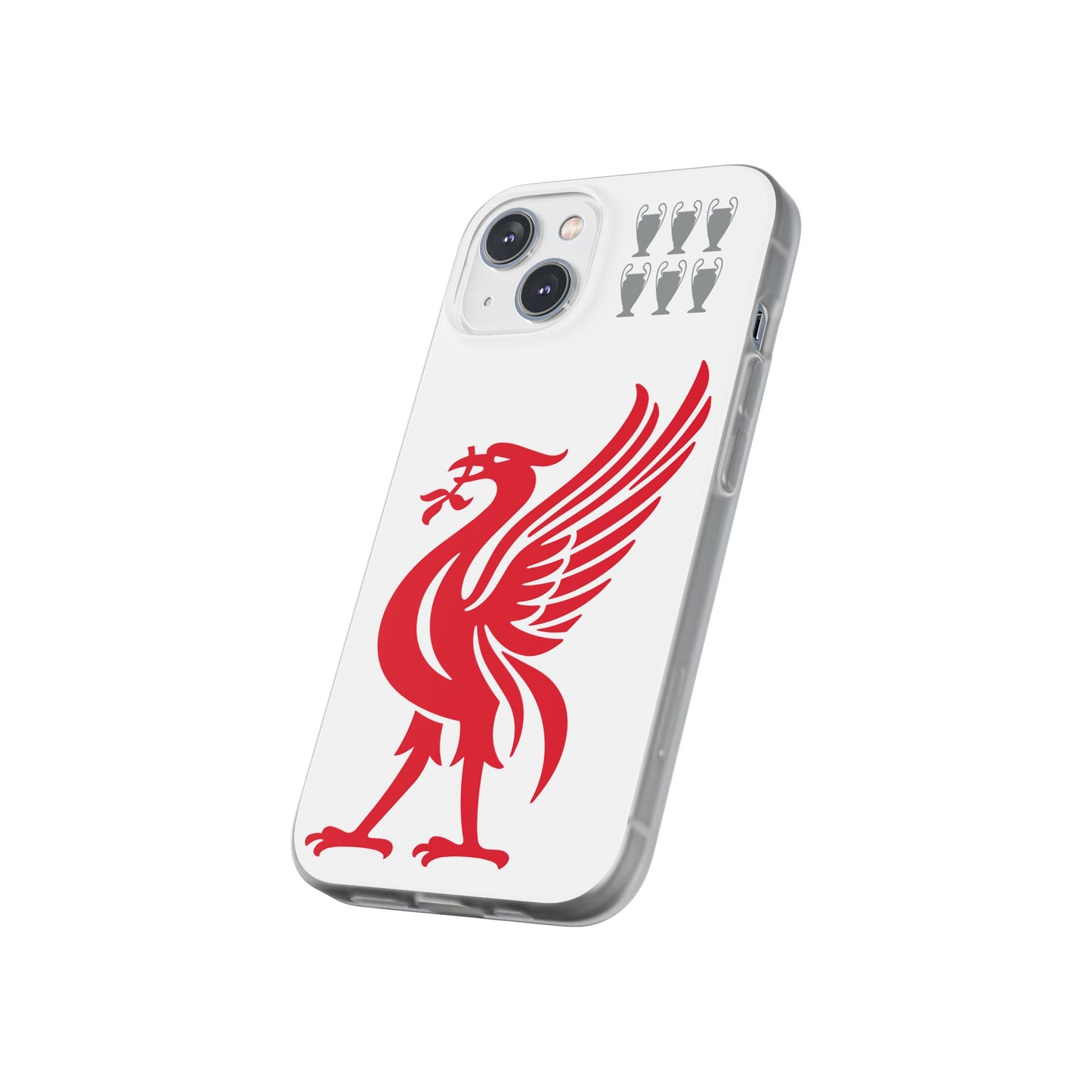 Liverpool White iPhone Flexi Case - iPhone 16, 15, 14, Plus/Pro/Pro Max