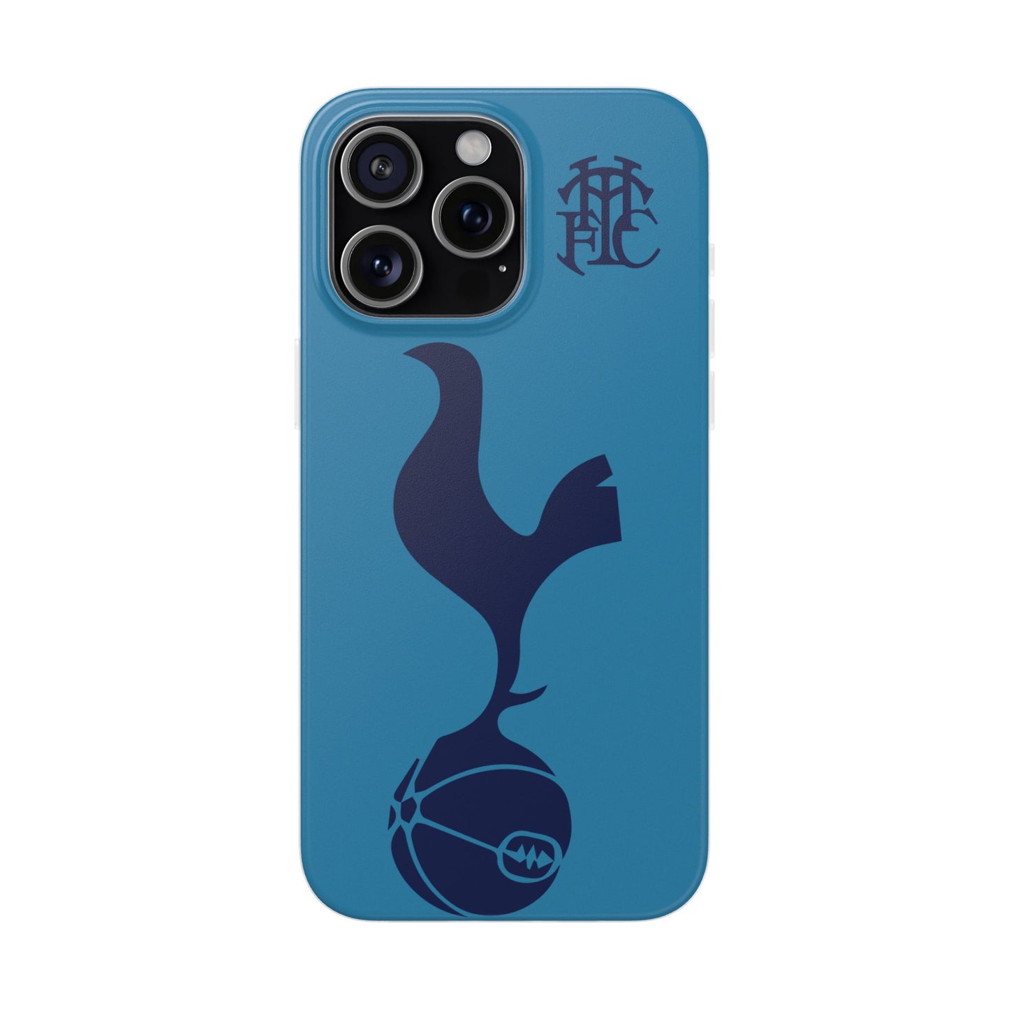 Tottenham Hotspur iPhone Flexi Case - iPhone 16, 15, 14, Plus/Pro/Pro Max - Cyan