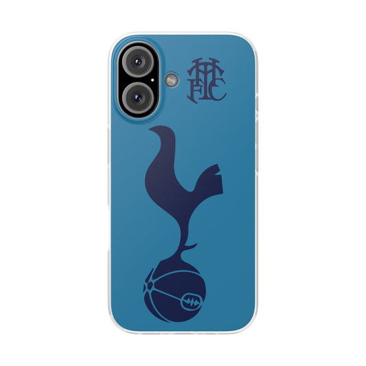 Tottenham Hotspur iPhone Flexi Case - iPhone 16, 15, 14, Plus/Pro/Pro Max - Cyan