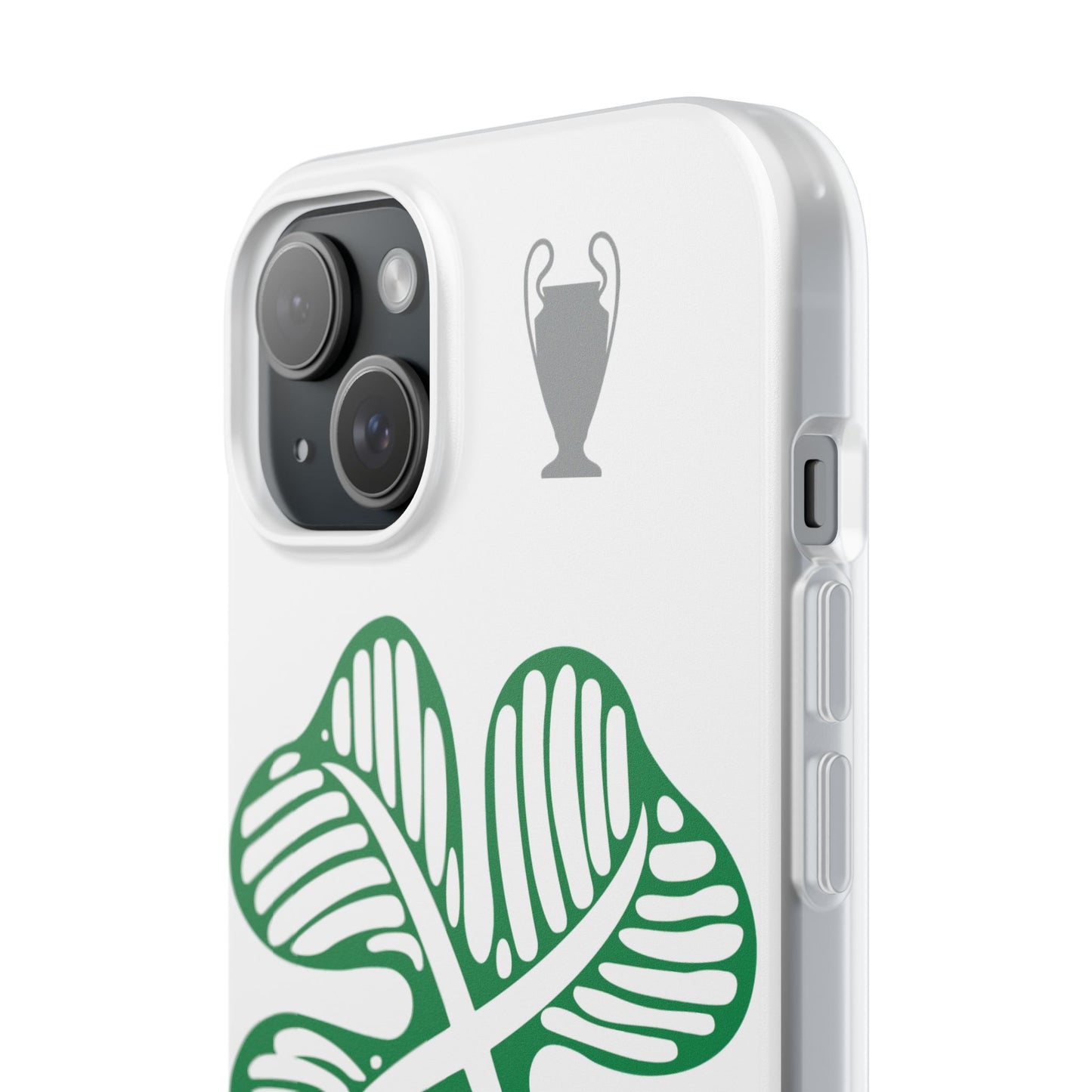 Celtic White iPhone Flexi Case - iPhone 16, 15, 14, Plus/Pro/pro Max