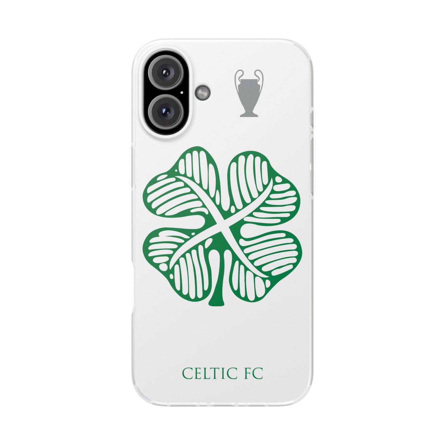 Celtic White iPhone Flexi Case - iPhone 16, 15, 14, Plus/Pro/pro Max