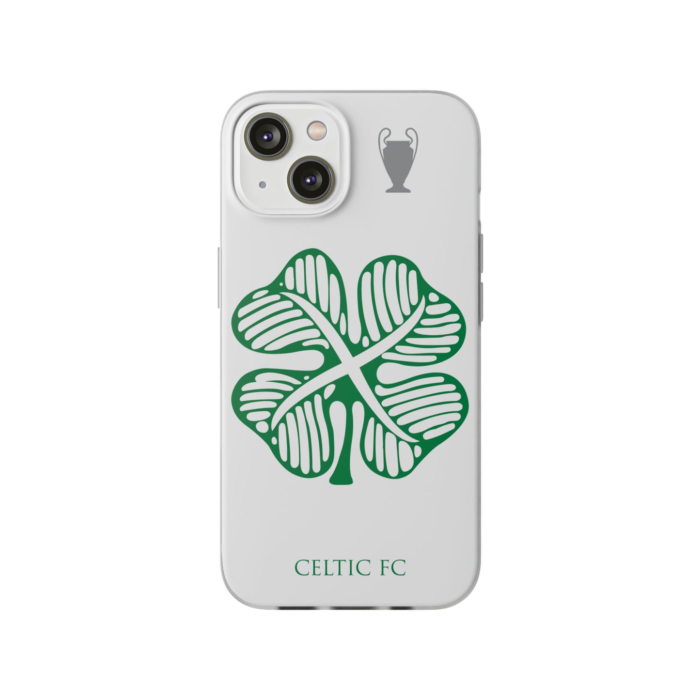 Celtic White iPhone Flexi Case - iPhone 16, 15, 14, Plus/Pro/pro Max