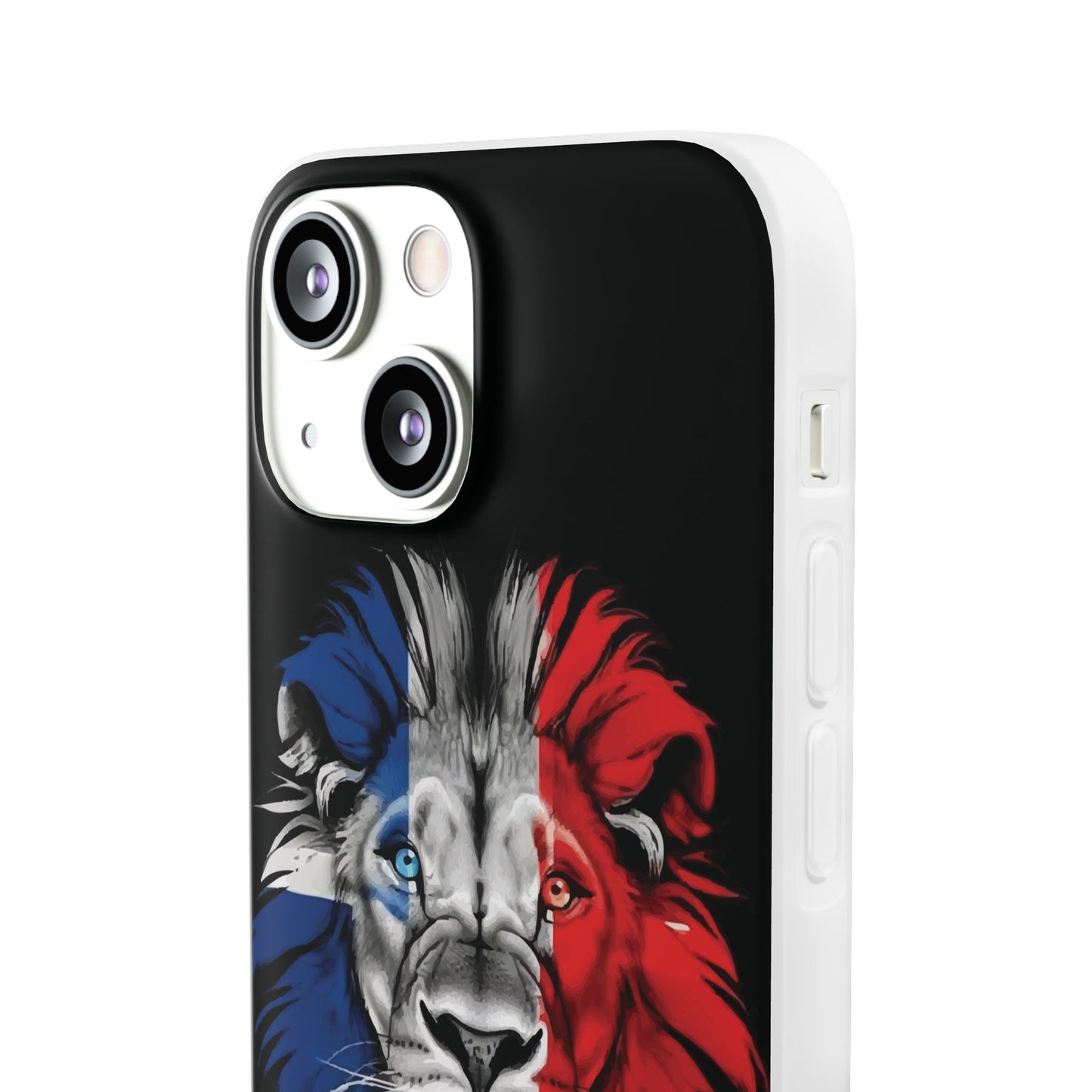 Great Britain Union Jack Lion black iPhone Flexi Case - iPhone 12, 13, 14, 15, 16, Mini/Plus/Pro/Pro Max