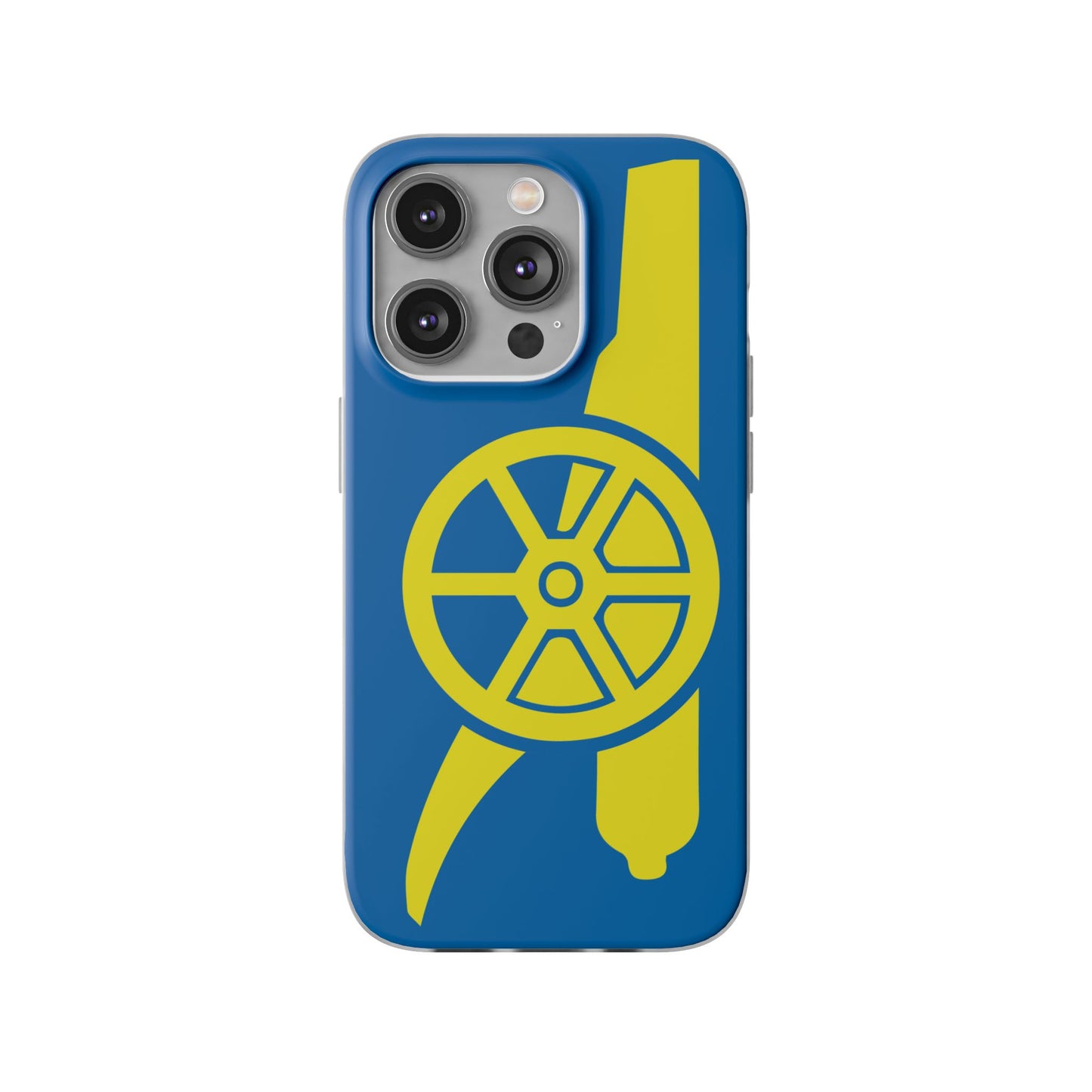 Arsenal Cannon Blue iPhone Flexi Case - iPhone 16, 15, 14, Plus/Pro/Pro Max