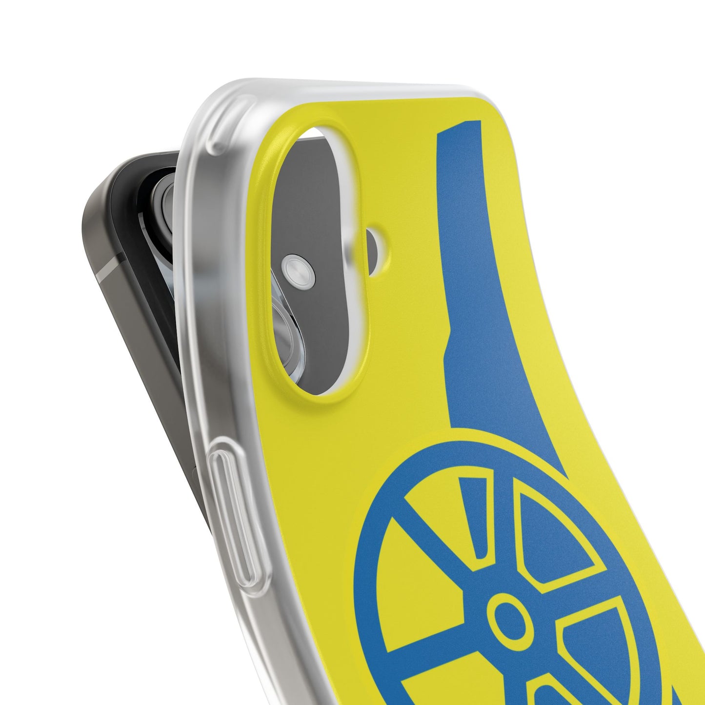 Arsenal Cannon Yellow iPhone Flexi Case - iPhone 16, 15, 14, Plus/Pro/Pro Max