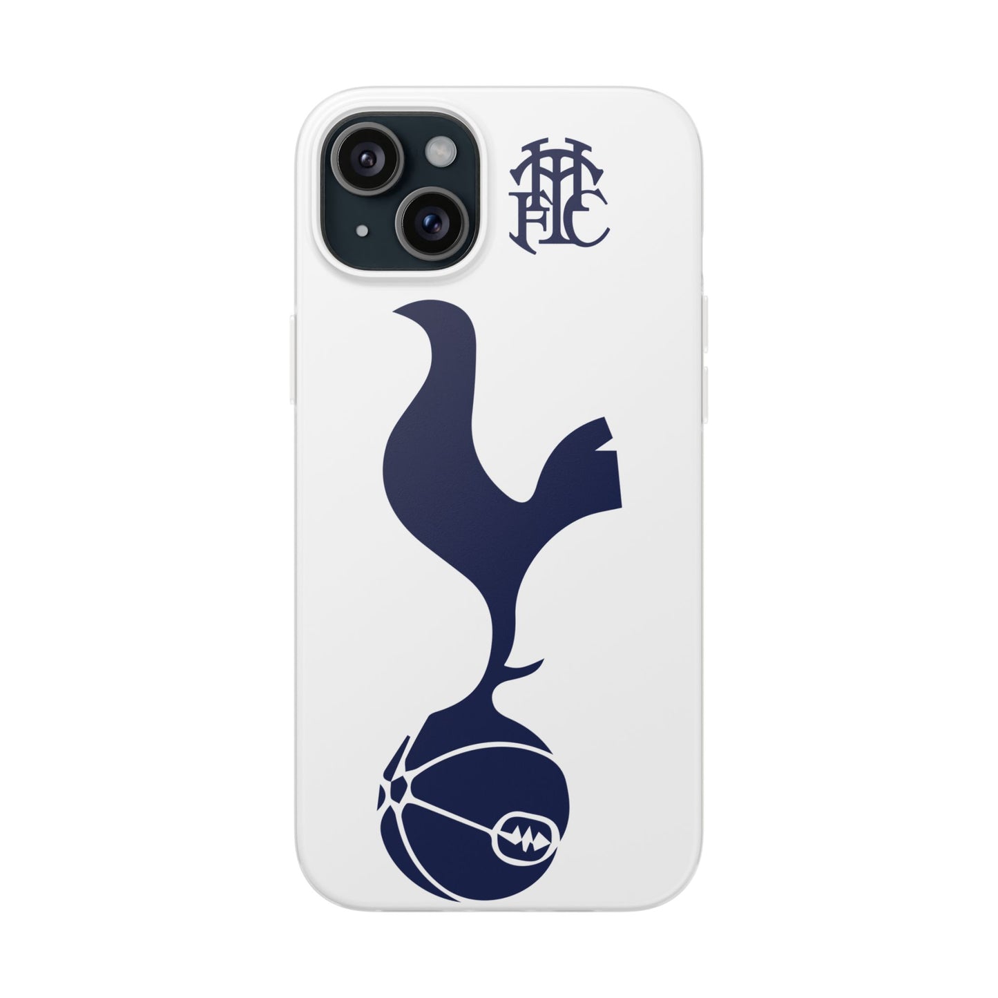 Tottenham Hotspur iPhone Flexi Case - iPhone 16, 15, 14, Plus/Pro/Pro Max - White