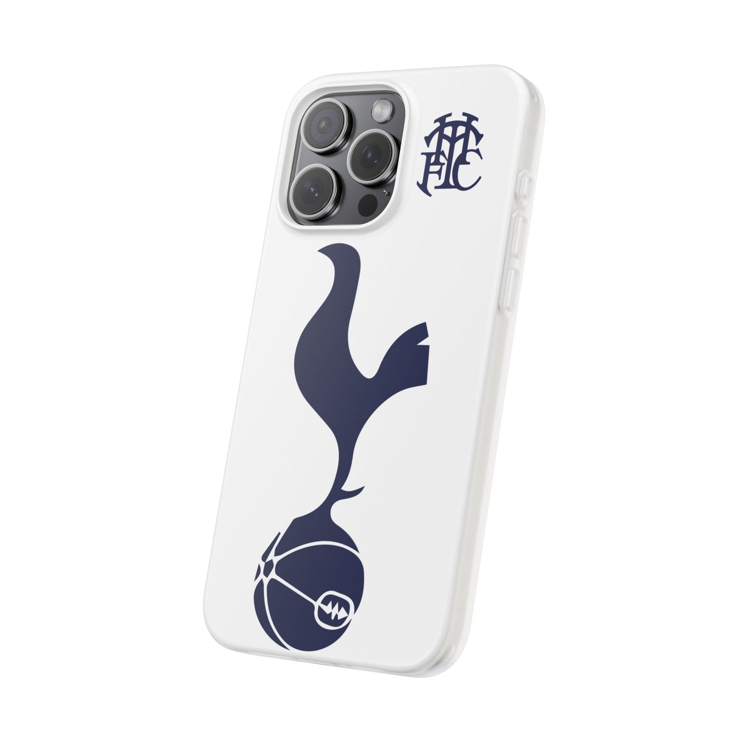 Tottenham Hotspur iPhone Flexi Case - iPhone 16, 15, 14, Plus/Pro/Pro Max - White