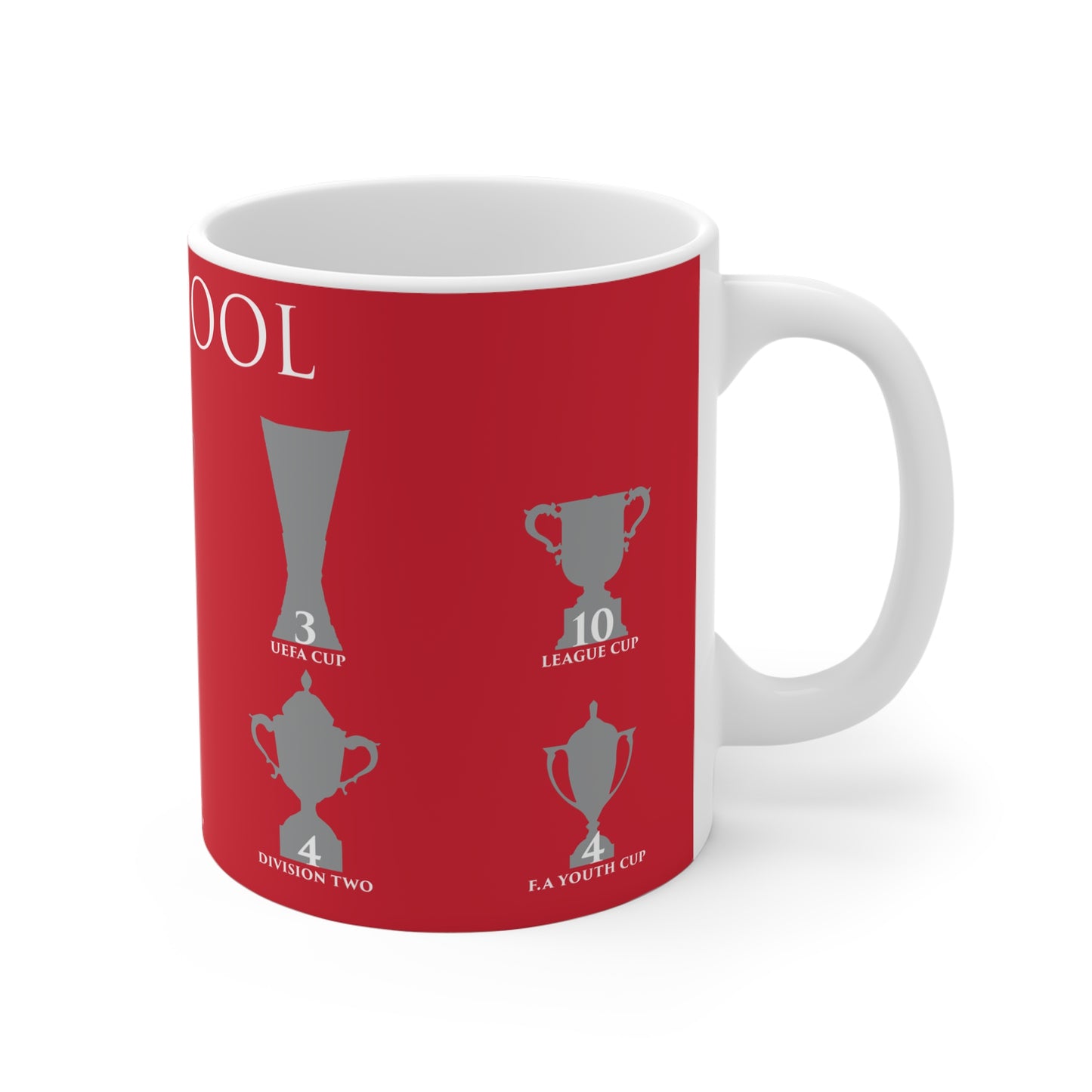 Liverpool Trophies Mug - Red