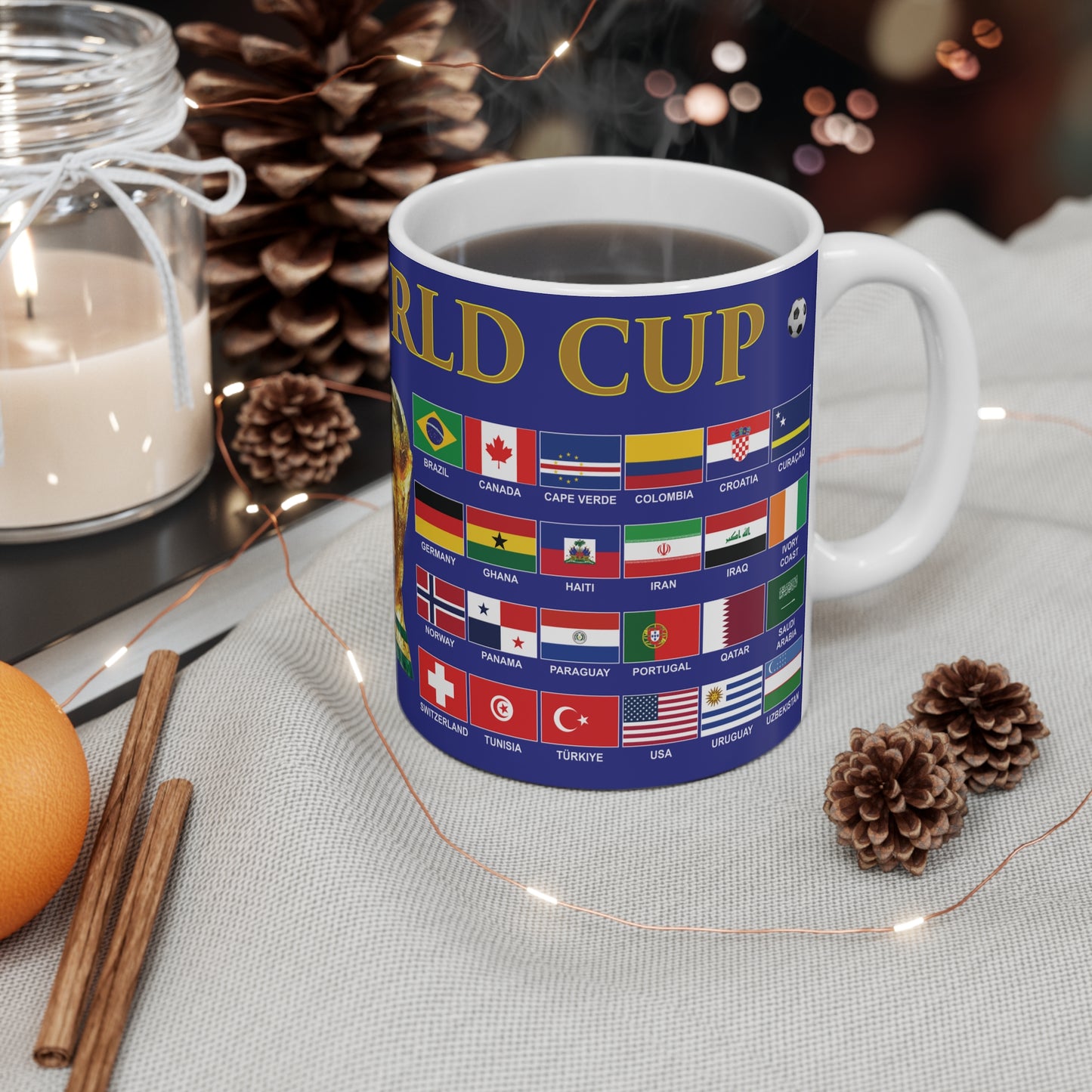 2026 Football World Cup Mug - Blue