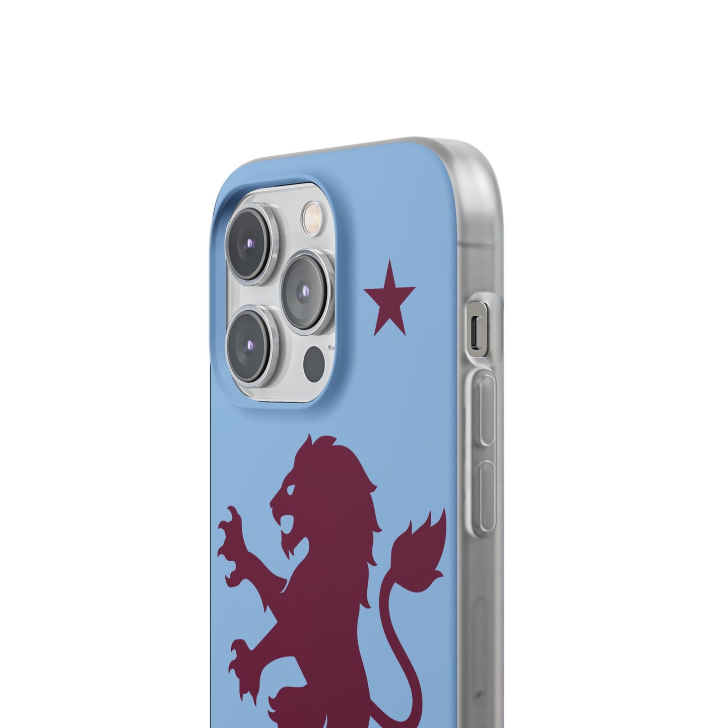 Aston Villa iPhone Flexi Case - iPhone 16, 15, 14, Plus/Pro/Pro Max - Blue