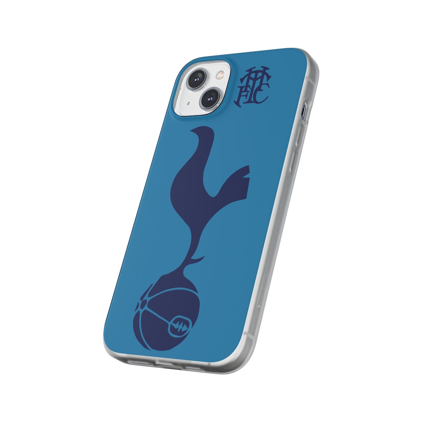 Tottenham Hotspur iPhone Flexi Case - iPhone 16, 15, 14, Plus/Pro/Pro Max - Cyan