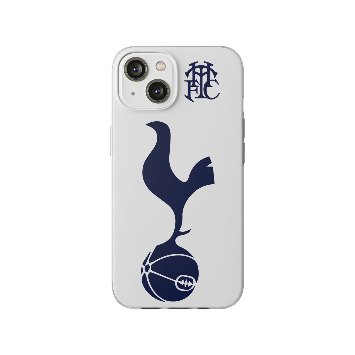 Tottenham Hotspur iPhone Flexi Case - iPhone 16, 15, 14, Plus/Pro/Pro Max - White