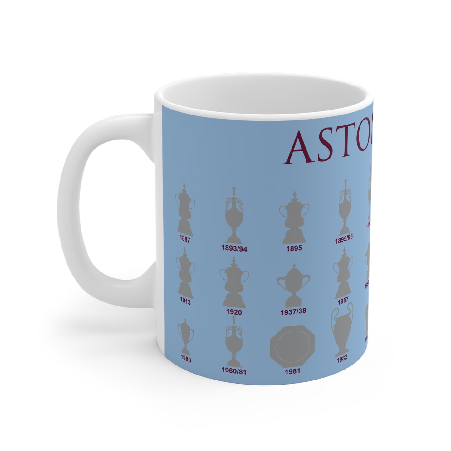 Aston Villa Trophies Collection Mug - Blue