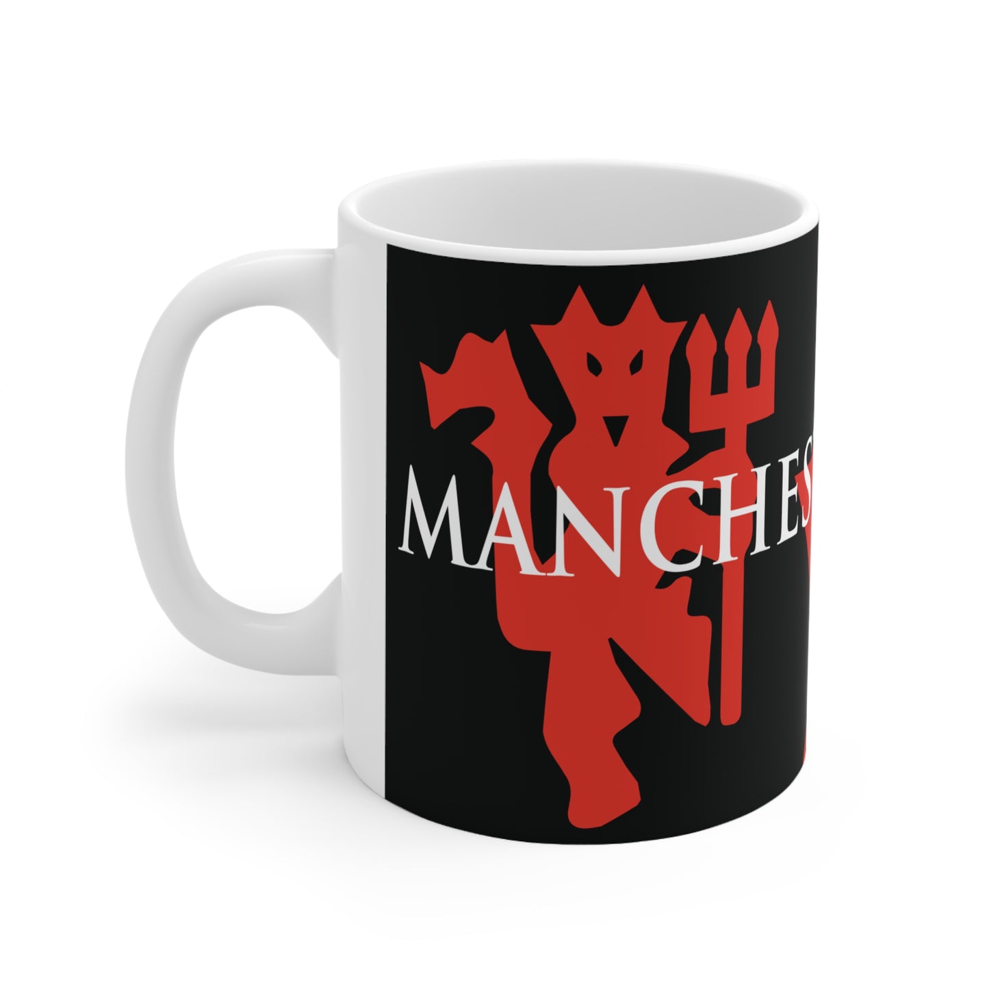 Manchester United Devil Mug - Black