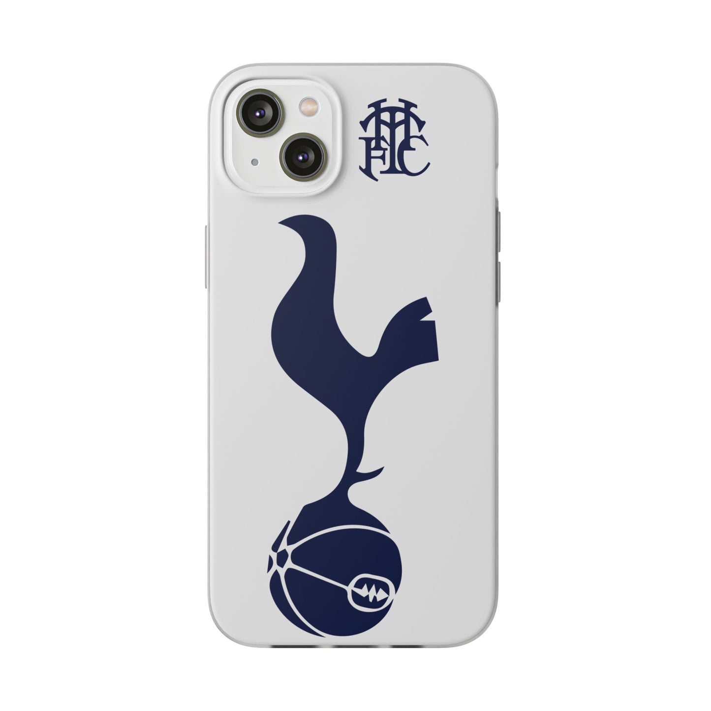 Tottenham Hotspur iPhone Flexi Case - iPhone 16, 15, 14, Plus/Pro/Pro Max - White