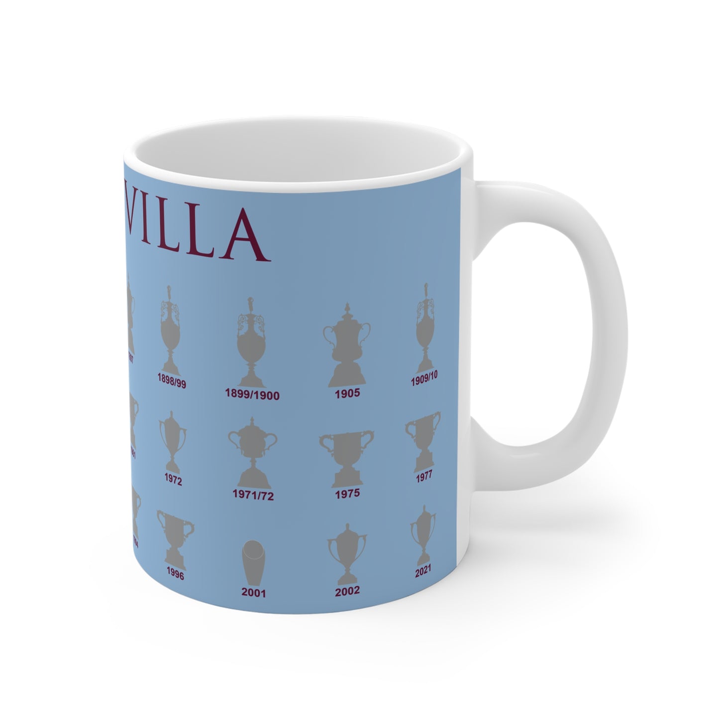 Aston Villa Trophies Collection Mug - Blue