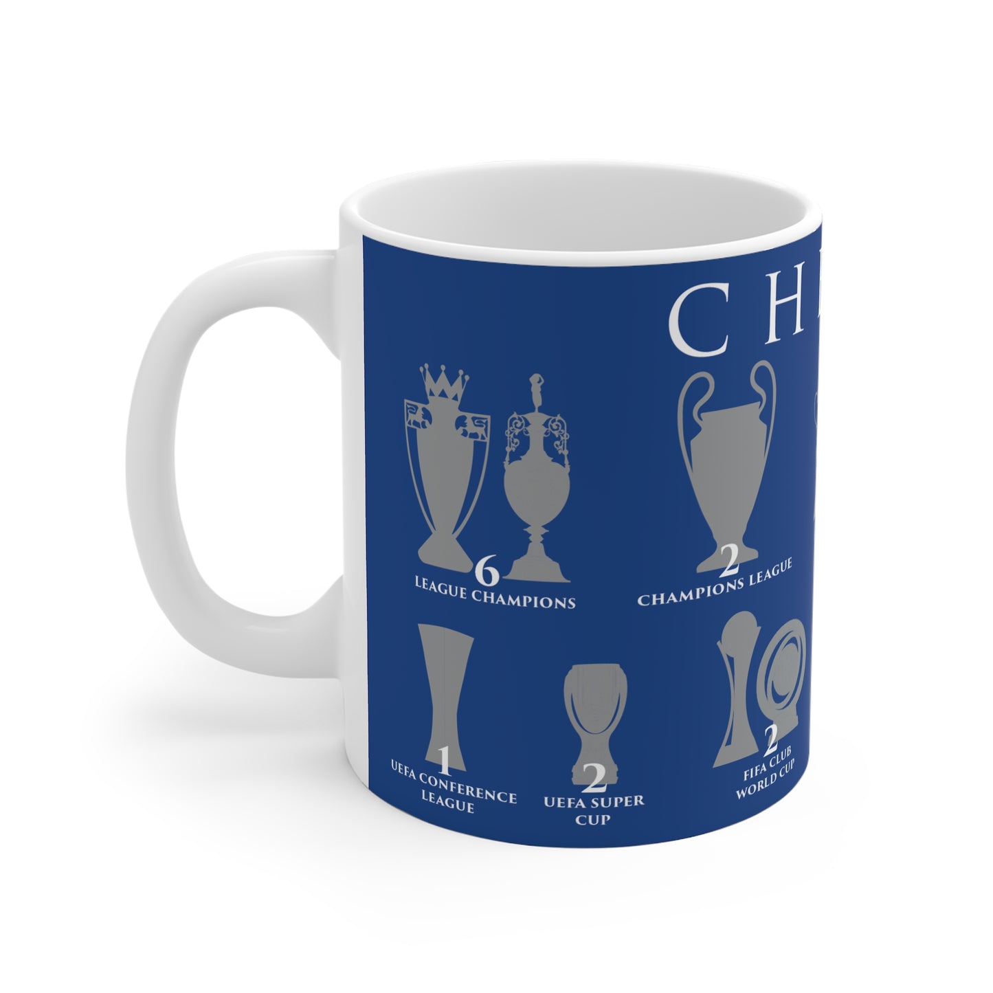 Chelsea Trophies Mug - Blue