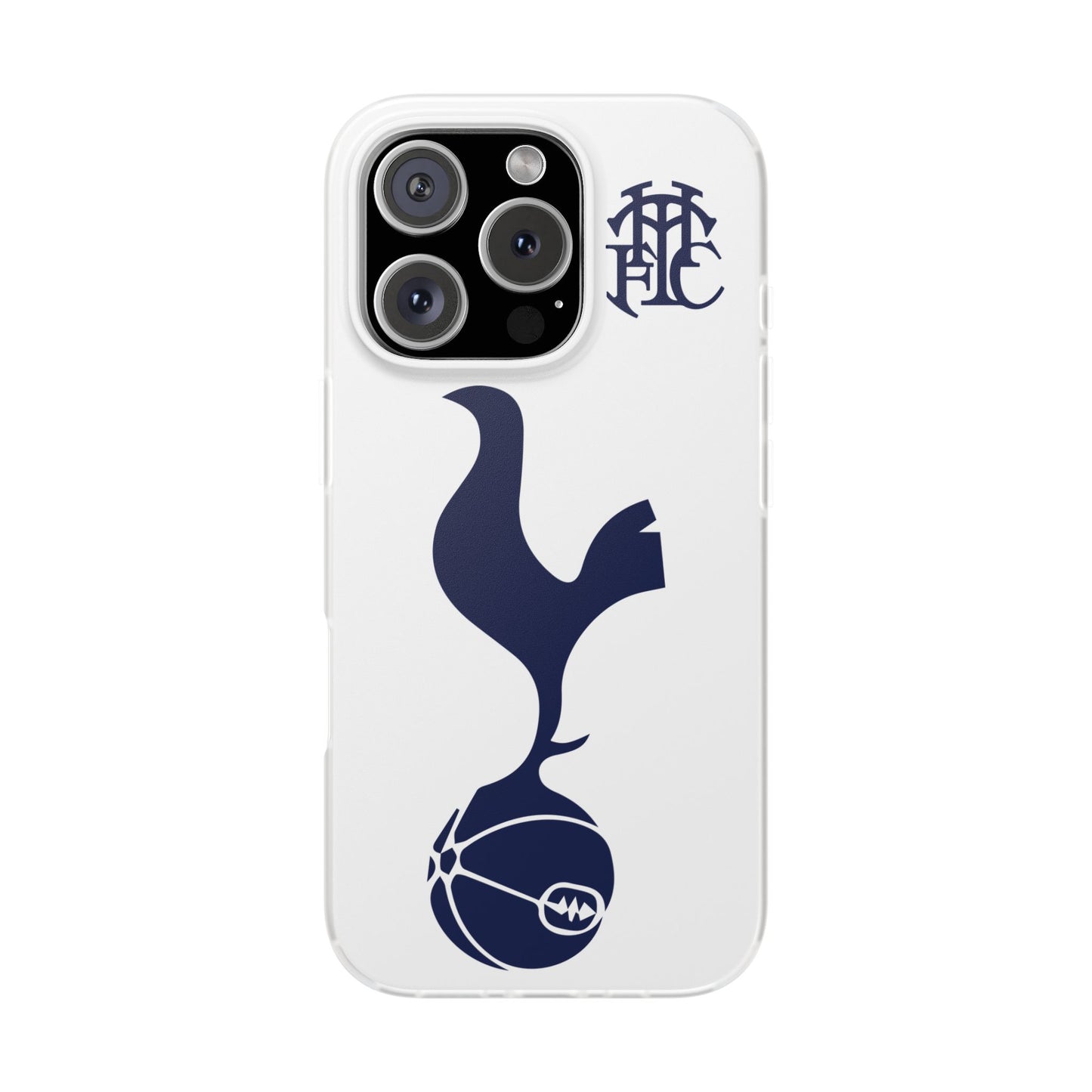 Tottenham Hotspur iPhone Flexi Case - iPhone 16, 15, 14, Plus/Pro/Pro Max - White