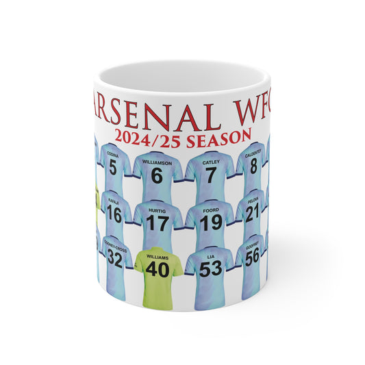 Arsenal Women 2024/25 Squad Third Kit Mug