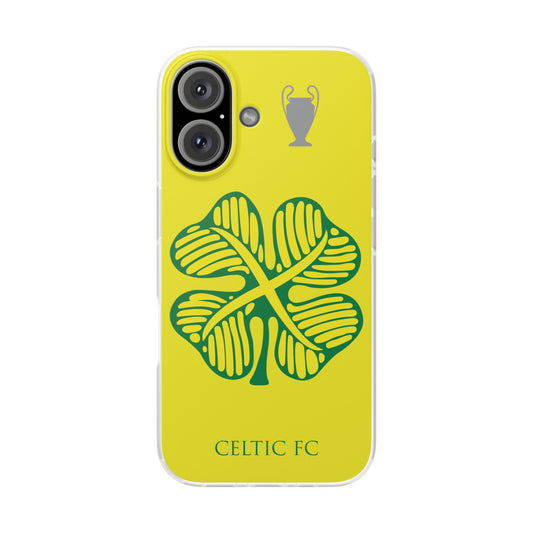 Celtic Yellow iPhone Flexi Case - iPhone 16, 15, 14, Plus/Pro/Pro Max