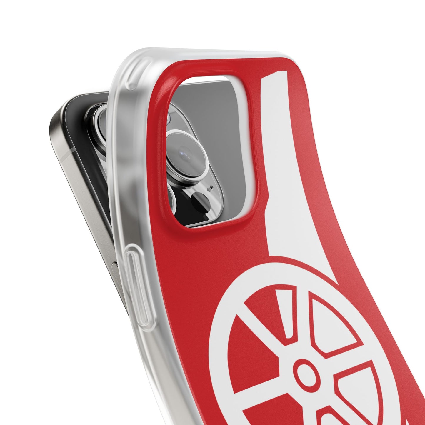 Arsenal Cannon Red iPhone Flexi Case - iPhone 16, 15, 14, Plus/Pro/Pro Max